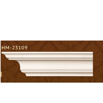 Плинтус потолочный полиуретановый HM-23109 Classic Home