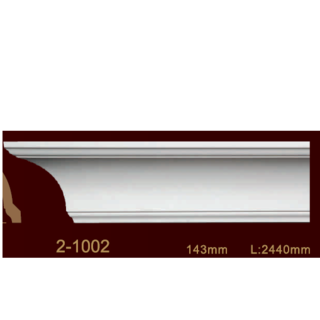 Плинтус потолочный полиуретановый 2-1002 Classic Home