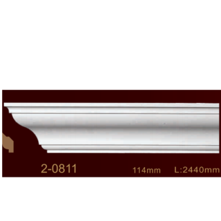Плинтус потолочный полиуретановый 2-0811 Classic Home