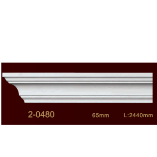 Плинтус потолочный полиуретановый 2-0480 Classic Home