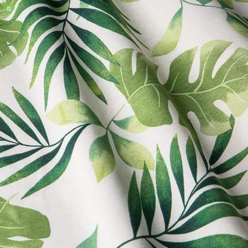 Ткань для штор LD Тропические листья 400319v1