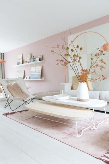 Розовый текстиль в дизайне интерьера 2020