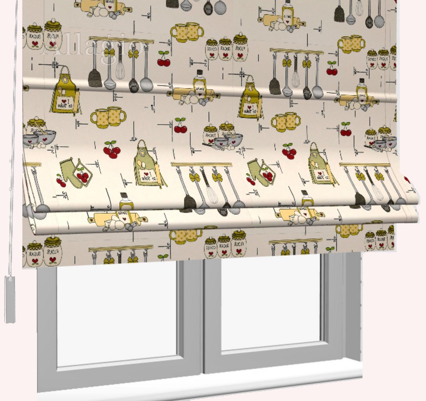 Римская штора на кухню 121302v4